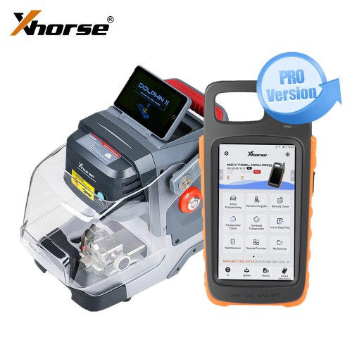 Xhorse Dolphin XP-005L XP-005L Schlüsselschneidmaschine Plus VVDI Key Tool Max Pro Fernbedienungsprogrammierer mit Mini-OBD-Werkzeugfunktion