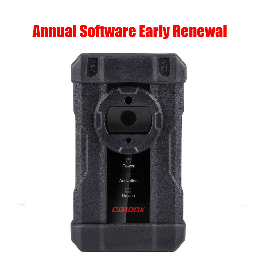 [Early Renewal] 1 Year Software Update Subscription for CG100X Programmer