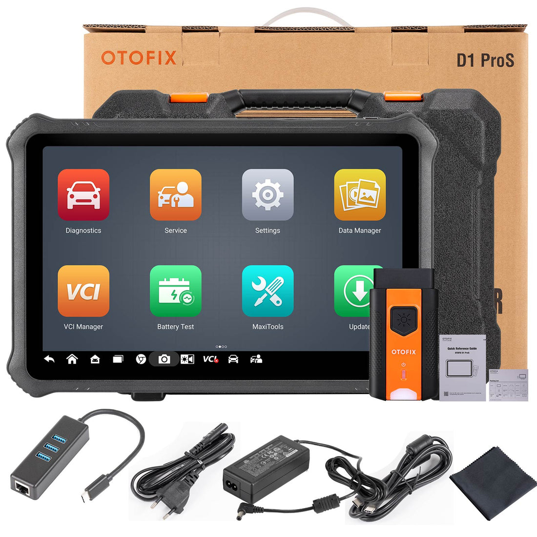 OTOFIX D1 ProS 2 Bidirektionaler OBD2 Scanner, ECU-Codierungsdiagnosetool, 40+ Services & 2 Jahre Update