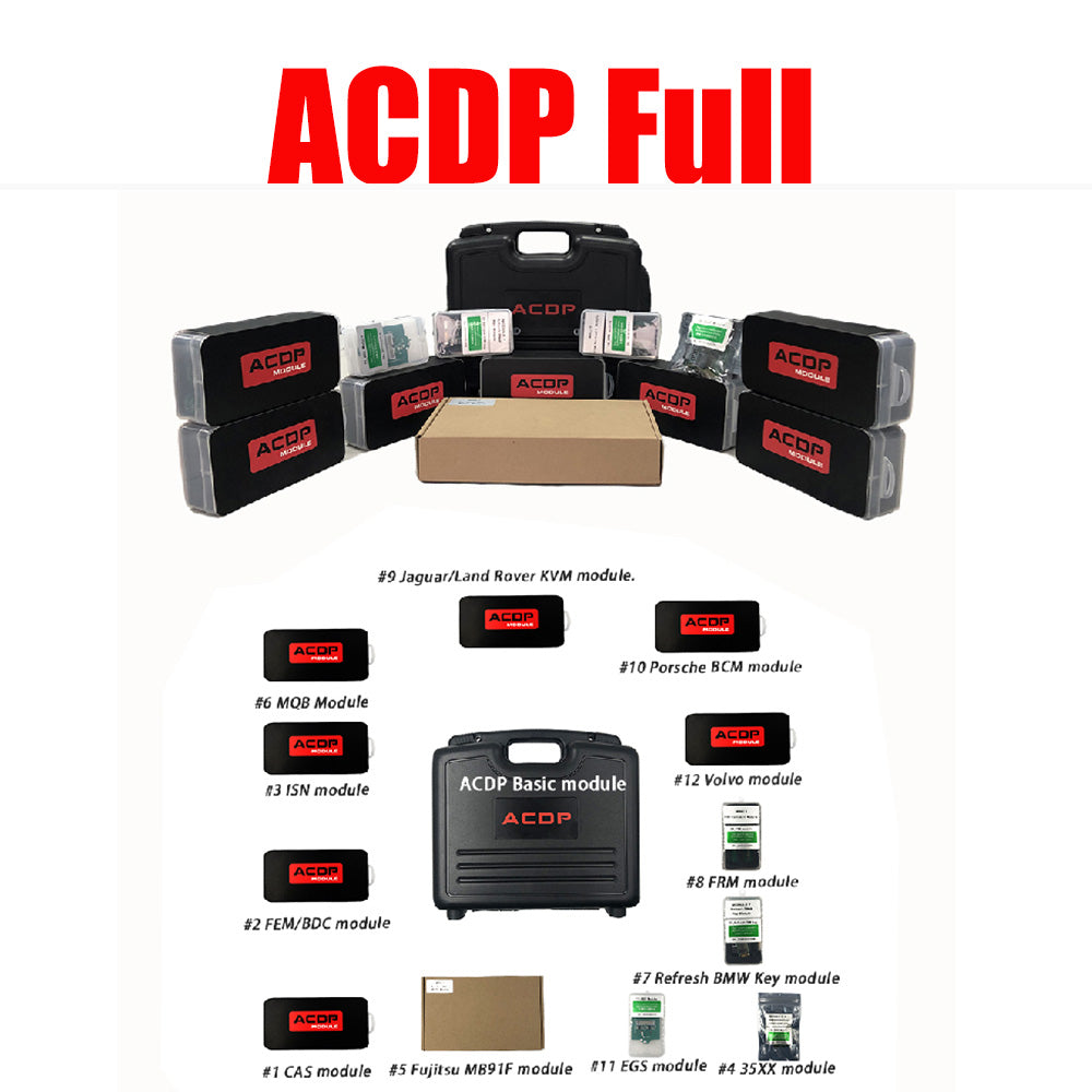 Yanhua Mini ACDP Programador Maestro – Configuración Completa con 12 Autorizaciones