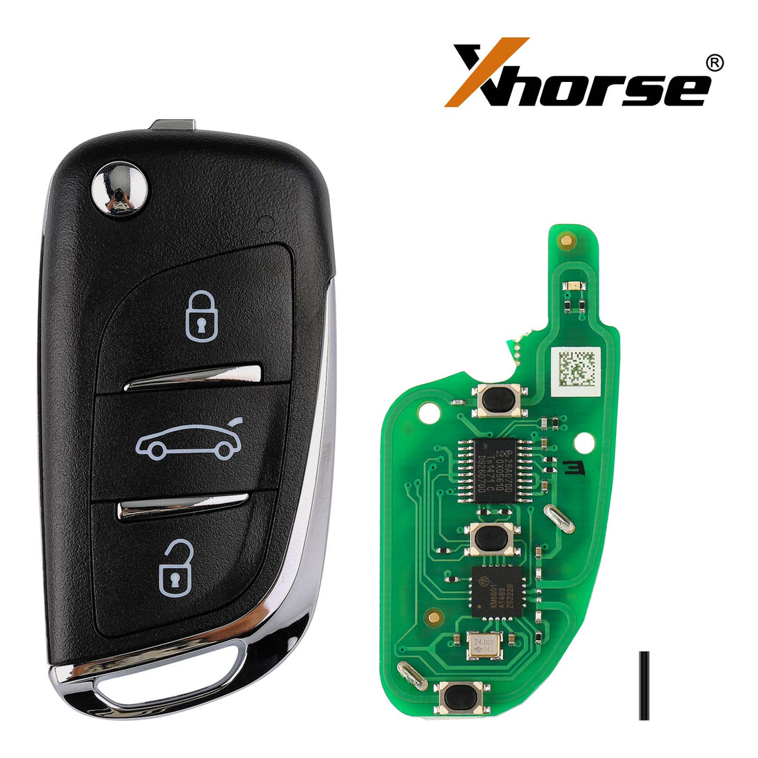 Lotto da 5 pezzi Xhorse DS Style telecomando universale wireless 3 pulsanti XNDS00EN per VVDI Key Tool