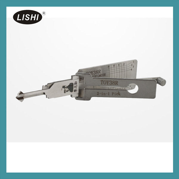 Ganzúa y decodificador 2 en 1 LISHI TOY38R para Lexus/Toyota