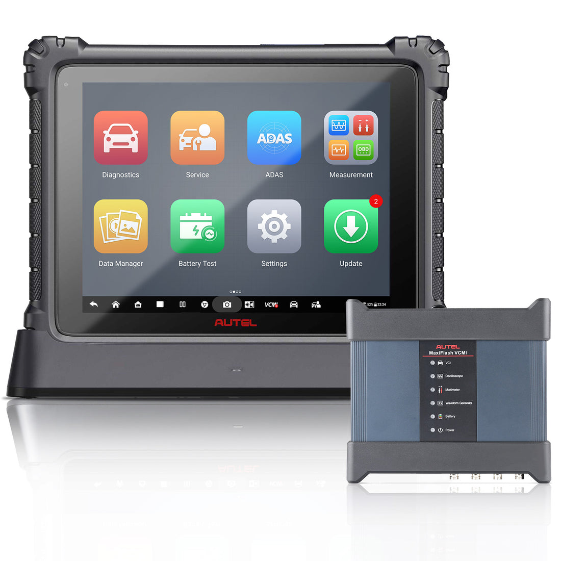 Autel MaxiSys Ultra Komplettes System-Diagnosegerät mit MaxiFlash VCMI, ECU-Programmieranleitung und Topologie-Modulzuordnung