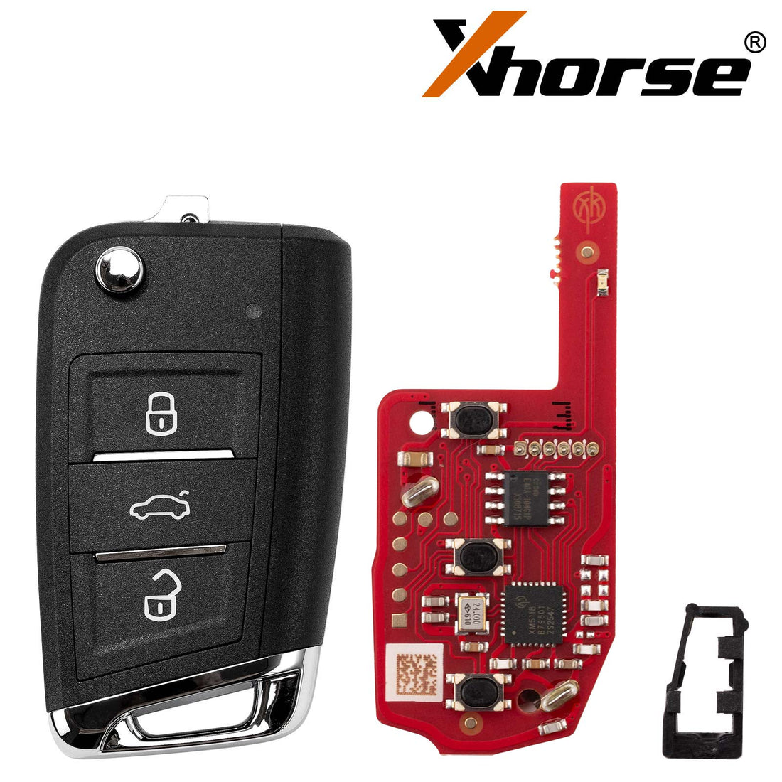 Xhorse XKMQB5EN XKDM05EN 폭스바겐 MQB 2세대 3버튼 스마트키 범용 리모컨 키 5개/세트