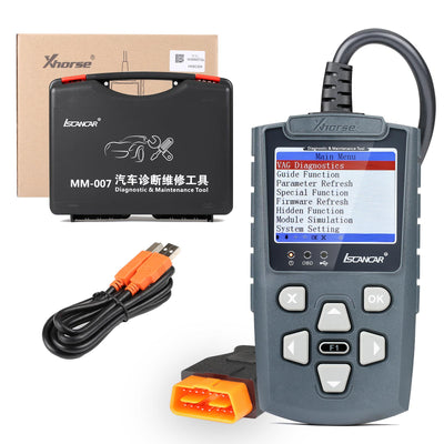 Xhorse Iscancar VAG-MM007 Diagnostic and Maintenance Tool for VW, Audi, Skoda, Seat with MQB Mileage Correction and Offline Refresh Support