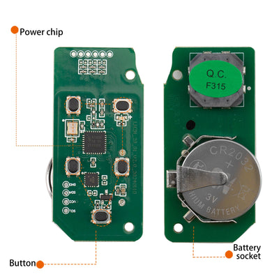 Lonsdor Specific Smart Key for 2015-2018 Land Rover Jaguar 5 Buttons 315MHz/433MHz