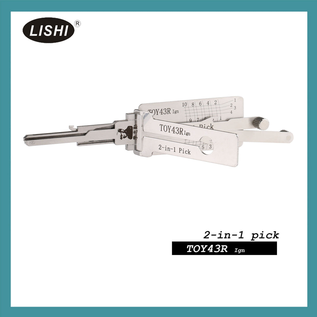 أداة LISHI TOY43R مخصصة لإشعال السيارات، طحن مسطح لسوبارو XV، جريت وول جورجس، تويوتا قديمة مستوردة. أداة طحن مسطحة 2 في 1 لهارفارد H6 2009 وسوبارو