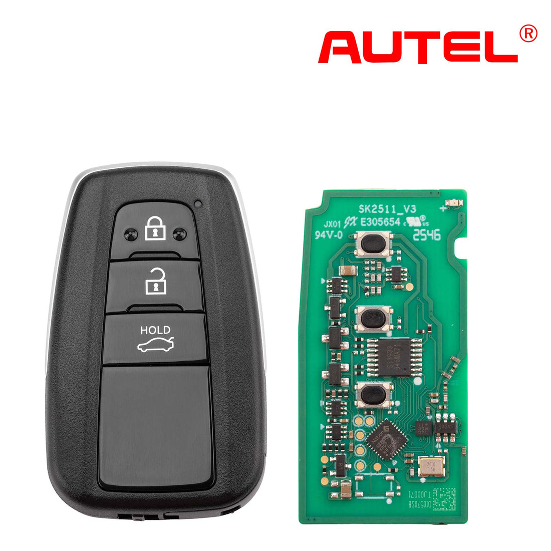 Пульт дистанционного управления AUTEL IKEYTY003BL с 3 кнопками для Toyota 4D&8A