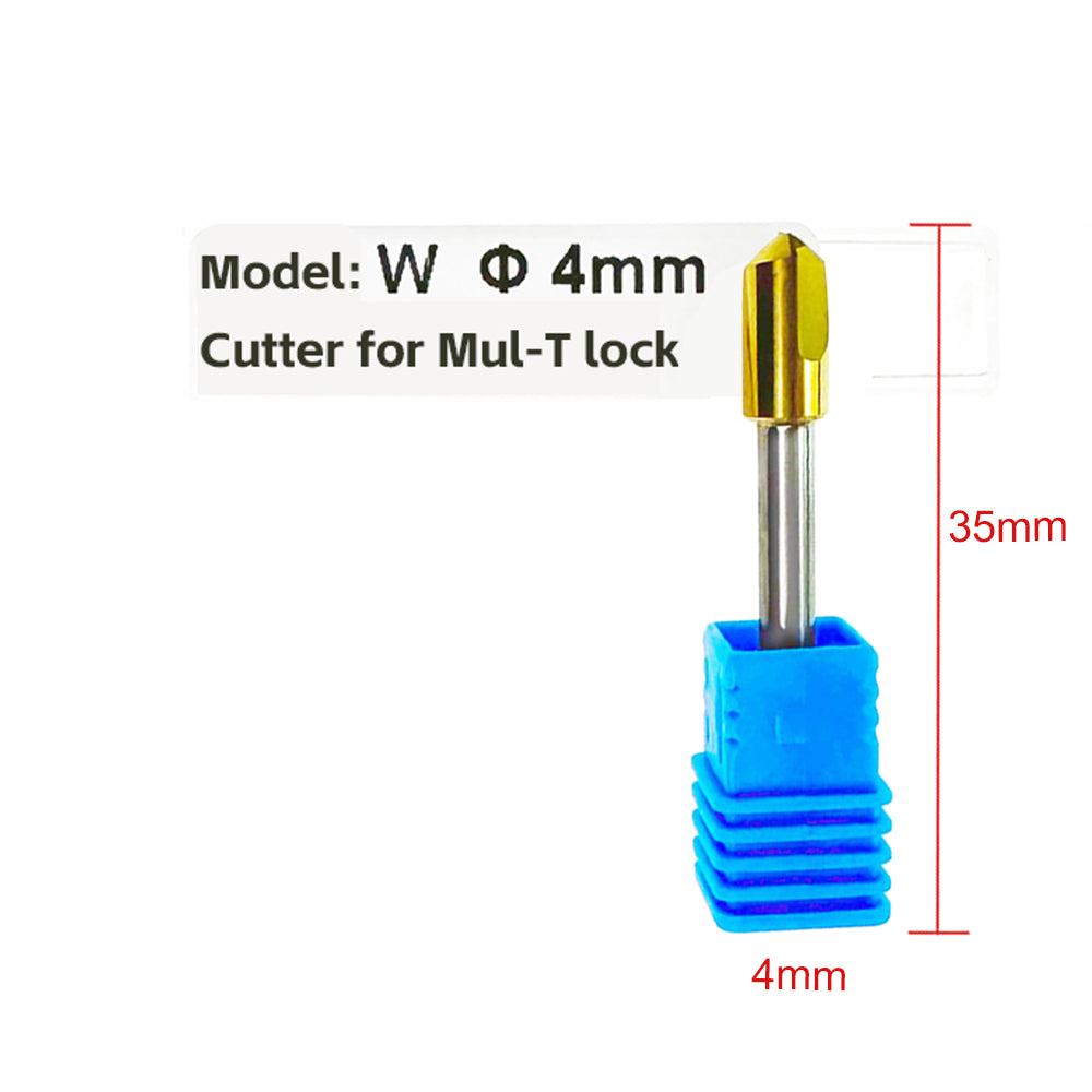 W Cutter for Mul-T Lock Key for 2M2 Tank Key Cutting Machine