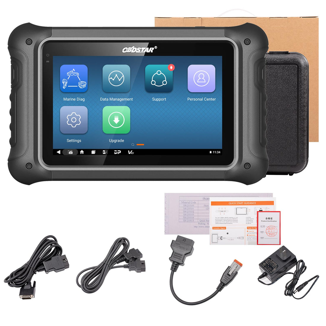 OBDSTAR iScan Pro Series para VOLVO Escáner de Diagnóstico Marítimo