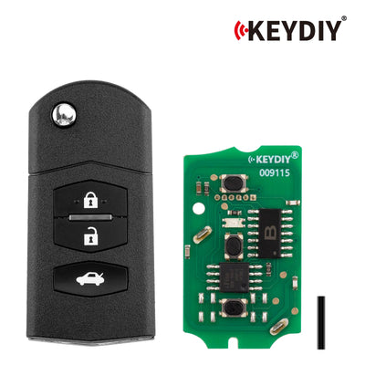 KEYDIY KD B14-3 Universal Flip Remote Key 3 Buttons for Mazda Type