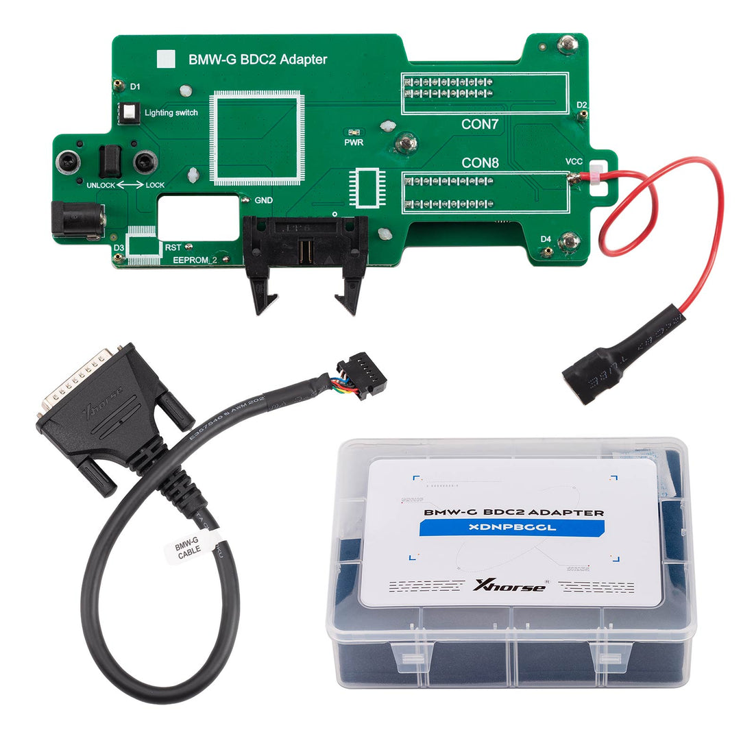 2026年版 Xhorse XDNPBGGL BMW Gシリーズ BDC2アダプター 無料BMW GシャーシBDC2ライセンス付き キーツールプラスPAD、VVDI2、MIDIアドバンスドバージョン対応