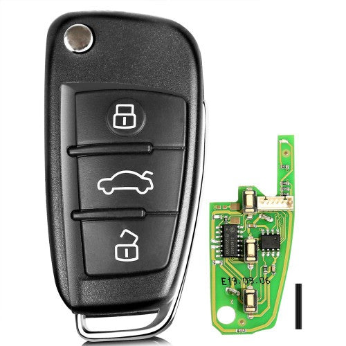 Универсальный пульт Xhorse Audi A6L Q7 Style XKA600EN с 3 кнопками X003 для VVDI Key Tool, набор из 5 шт.