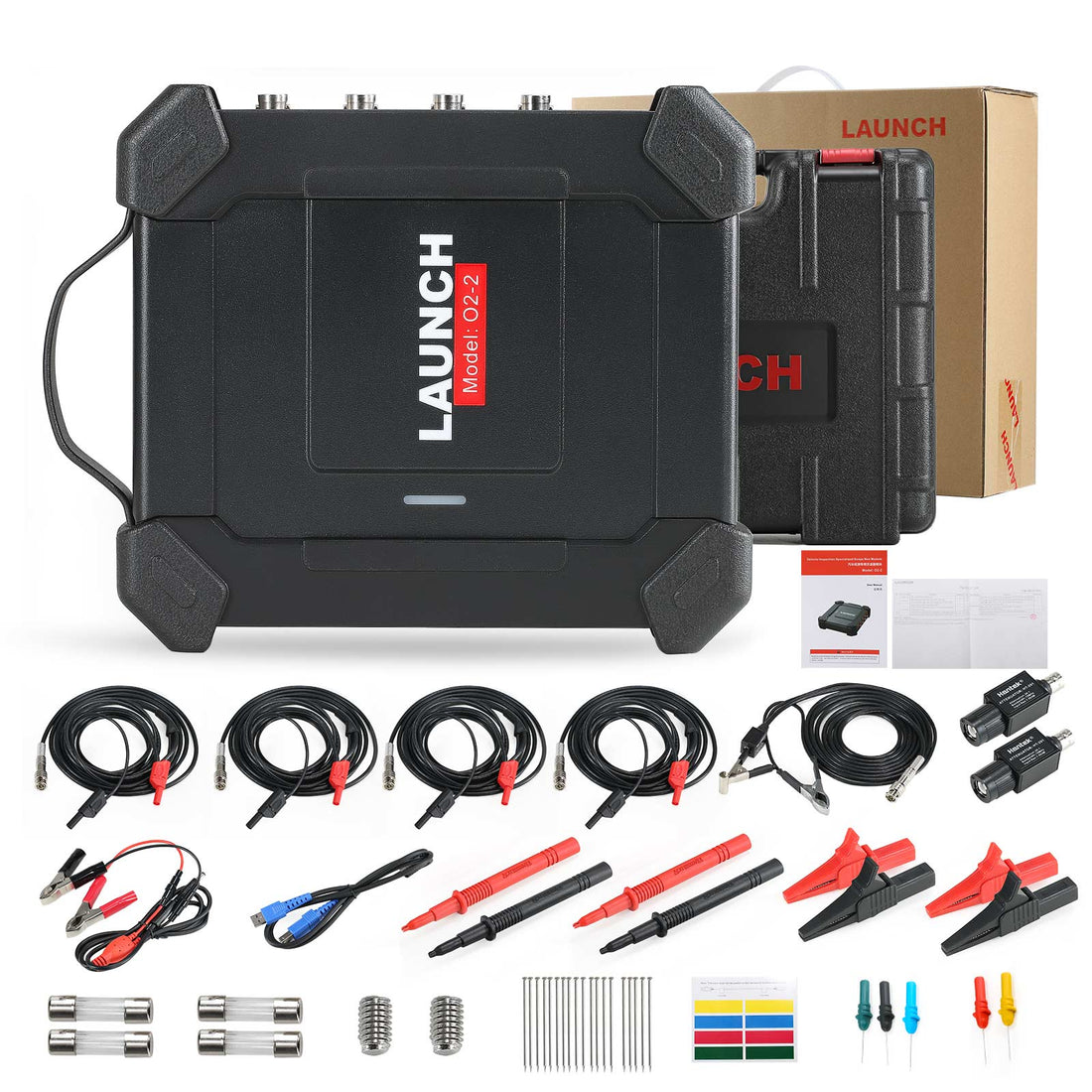 Luncurkan Launch O2-2 Scope Box Osiloskop 4 Saluran Bandwidth 100MHz yang Kompatibel dengan Launch PRO3S+ V5.0/PAD V