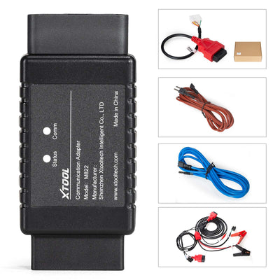 XTOOL M822 Adapter Key Programmer For Toyota 8A AIl Keys Lost Work With XTOOL X100 PAD3 X100 MAX IK618 IP616 IP819 IP819TP