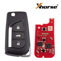 [5pcs/set] XHORSE XKTO20EN لمفتاح ريموت سلكي عالمي 3 أزرار للجيل الثاني من تويوتا