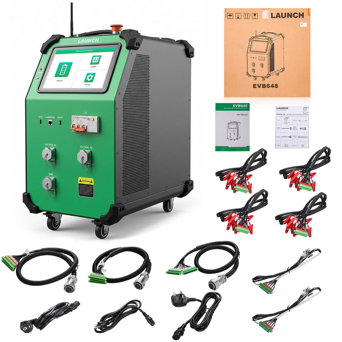Penyeimbang Sel Baterai Paket Baterai EV LAUNCH EVB648