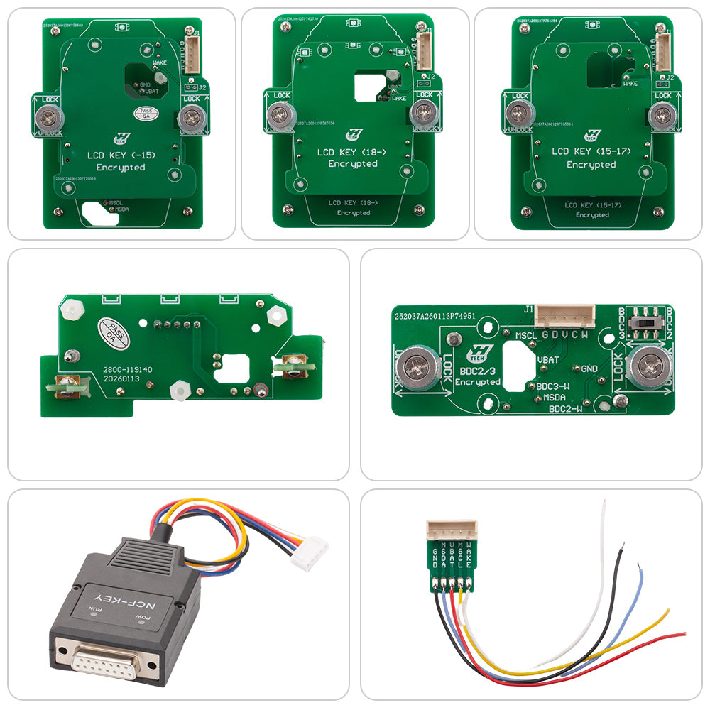 Новый комплект интерфейсных плат Yanhua ACDP для копирования ключей BMW BDC2/BDC3/BCP/LCD/Encrypted для использования с модулем ACDP 38  