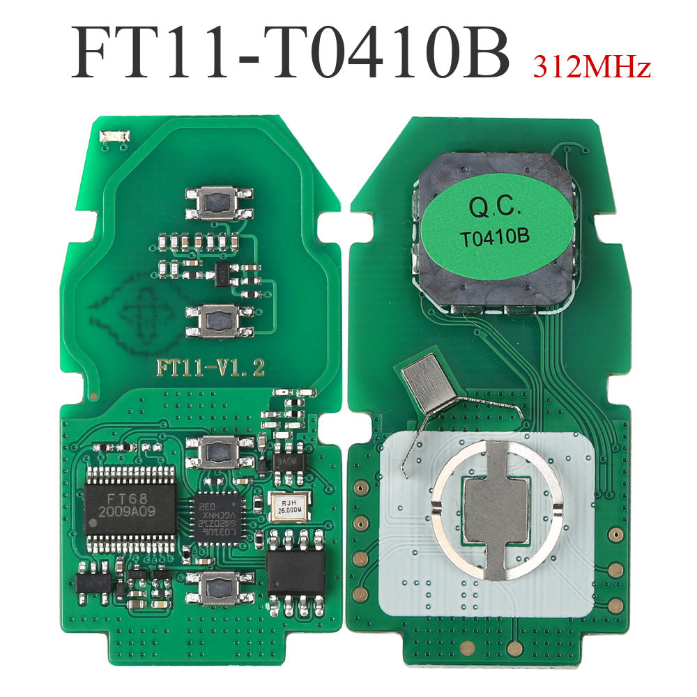 Lonsdor FT11-0410B PCB de llave inteligente Toyota Lexus 312/314MHz (puede copiar la mayoría de 8A) para KH100