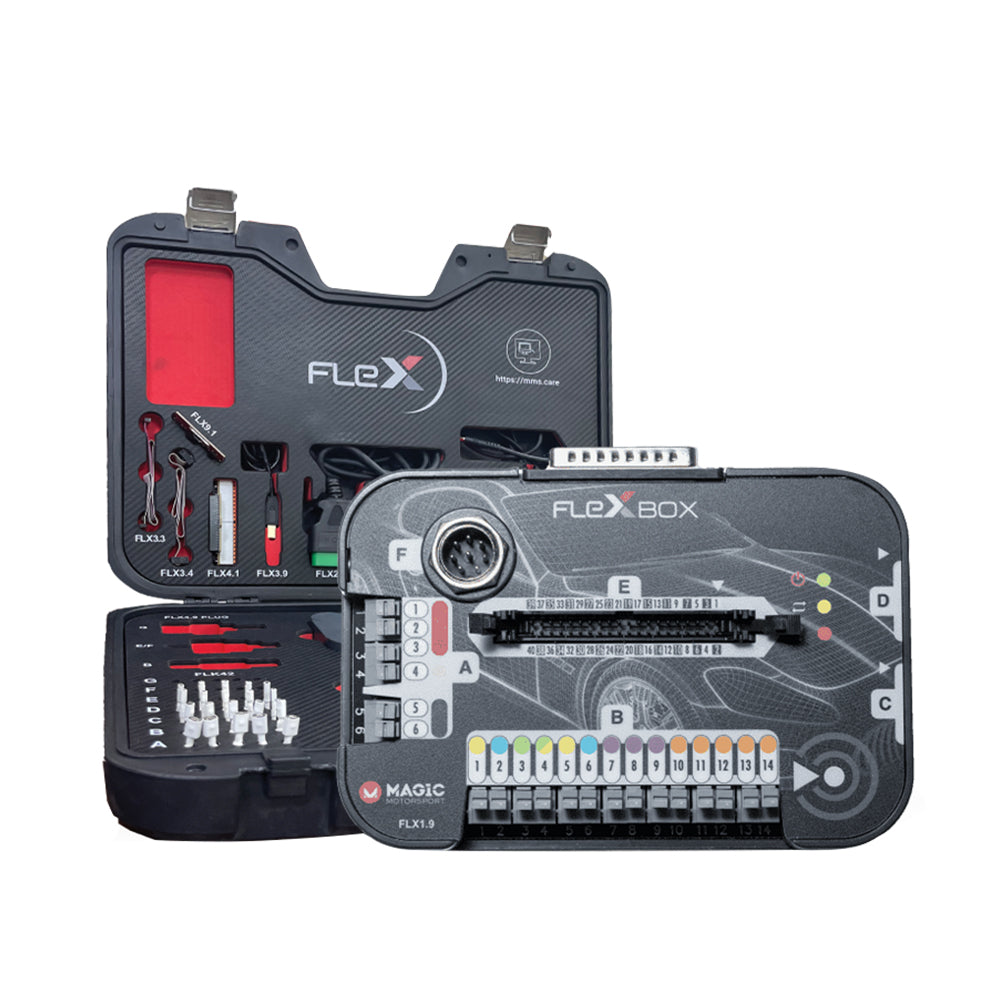 MagicMotorsport FLK02 FLEX Kit Perangkat Keras Lengkap + Lisensi Perangkat Lunak ECU Master Versi Mobil, Van, Sepeda Motor OBD Bench