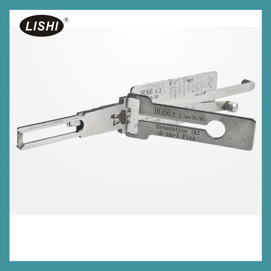Lishi 2 in 1 Auto Pick and Decoder Locksmith Kit Including 77pcs