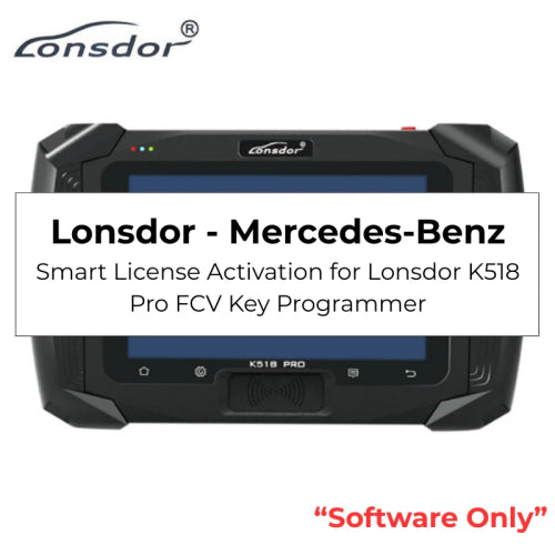 Aktivasi Lisensi Benz / Smart untuk Pemrogram Kunci Lonsdor K518 PRO Versi FCV