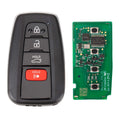 5Pcs/Set AUTEL IKEYTY8A4AL 4 Buttons 315/433 MHz Smart Key