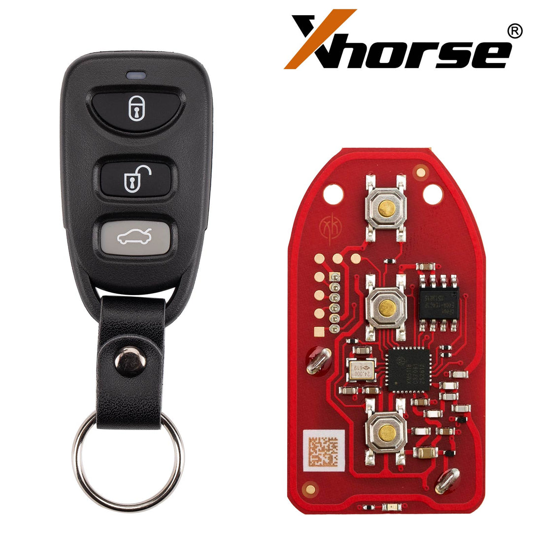 XHORSE XKHY21EN Split-Typ 3+1 Tasten Hyundai zweite Generation kabelgebundene Fernbedienung 5 Stück/Set