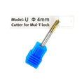 U Cutter for Mul-T Lock Key for 2M2 Tank Key Cutting Machine