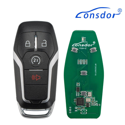 LONSDOR FO3H Serie Smart Key FO3H-16 Unterstützt ID46 ID49 Hochfrequenz 902/868MHZ 4 Tasten für Ford