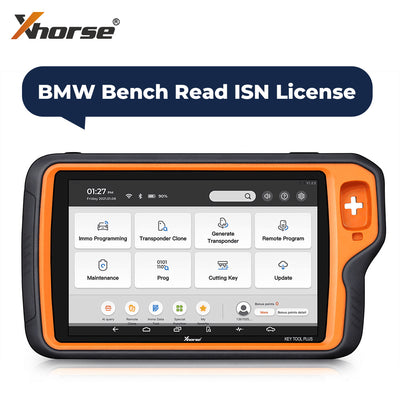 Xhorse BMW Bench Read ISN License for Bosch MSV80, MSV90, MSD80, MSD81, MSD85, MSD87, N20, N55, B38 – Compatible with Key Tool Plus Pad