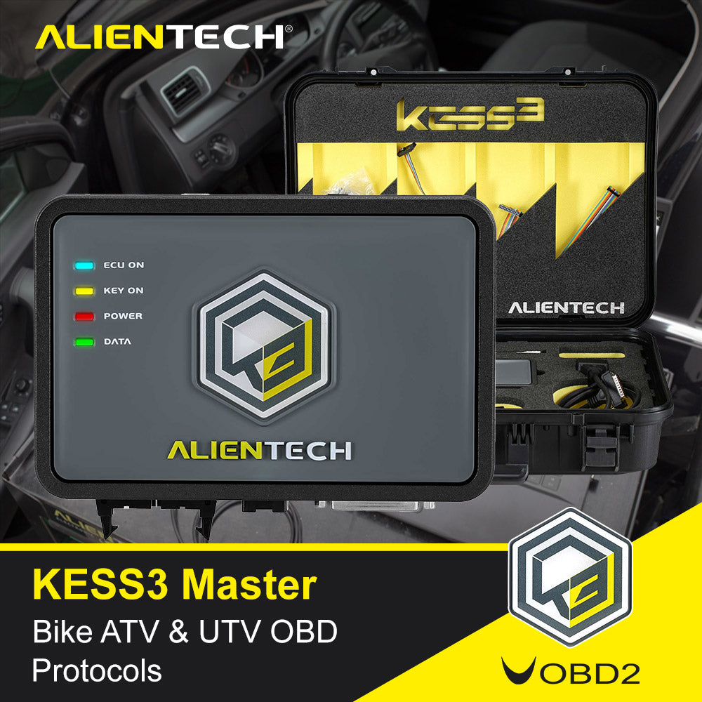 تفعيل بروتوكولات OBD للدراجات ATV وUTV الأصلية Alientech KESS V3 KESS3 ماستر