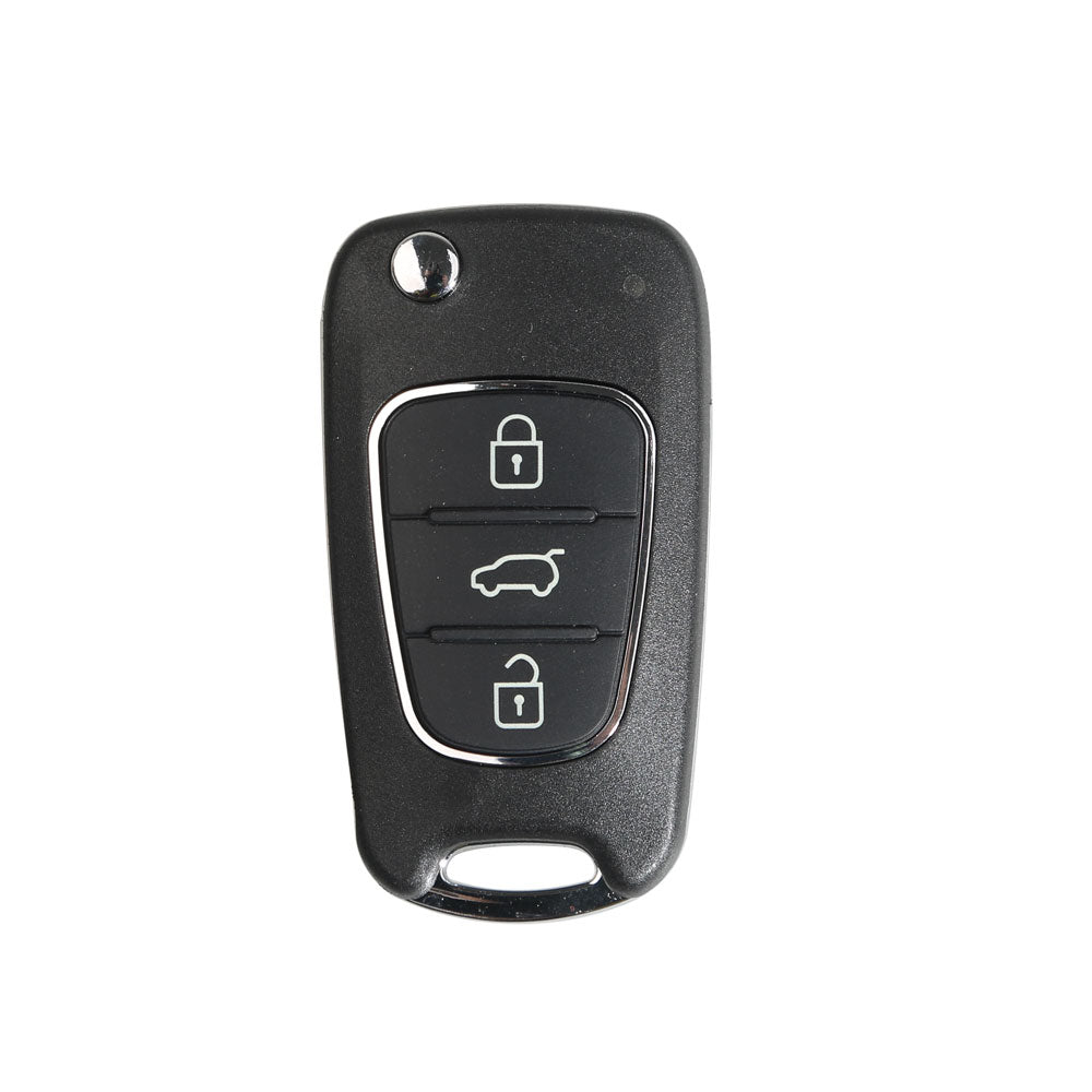 Xhorse XKHY02EN Kablolu Uzaktan Anahtar Hyundai Flip 3 Düğme İngilizce 5 adet/lot