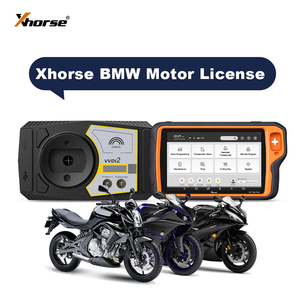 Xhorse BMW Motorrad OBD Schlüssel-Lernlizenz für VVDI2, Key Tool Plus und Key Tool Plus MIDS