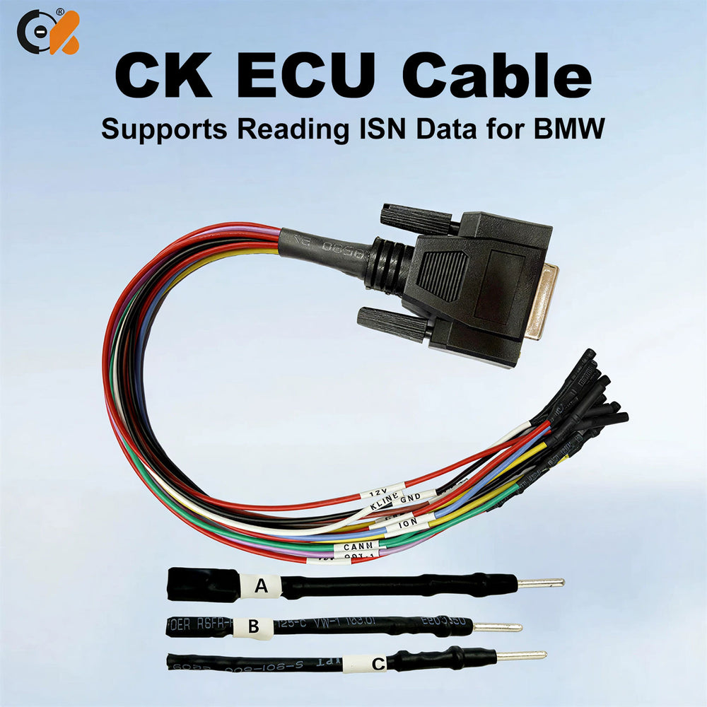 CK ECU Cable Supports Reading ISN Data for BMW, Used with CK-PROG Automotive Programmer