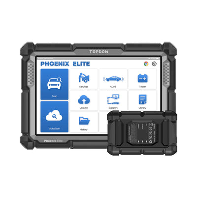 TOPDON Phoenix Elite 10.1" OE-Level Scan Tool, Cloud-Based Programming, CANFD