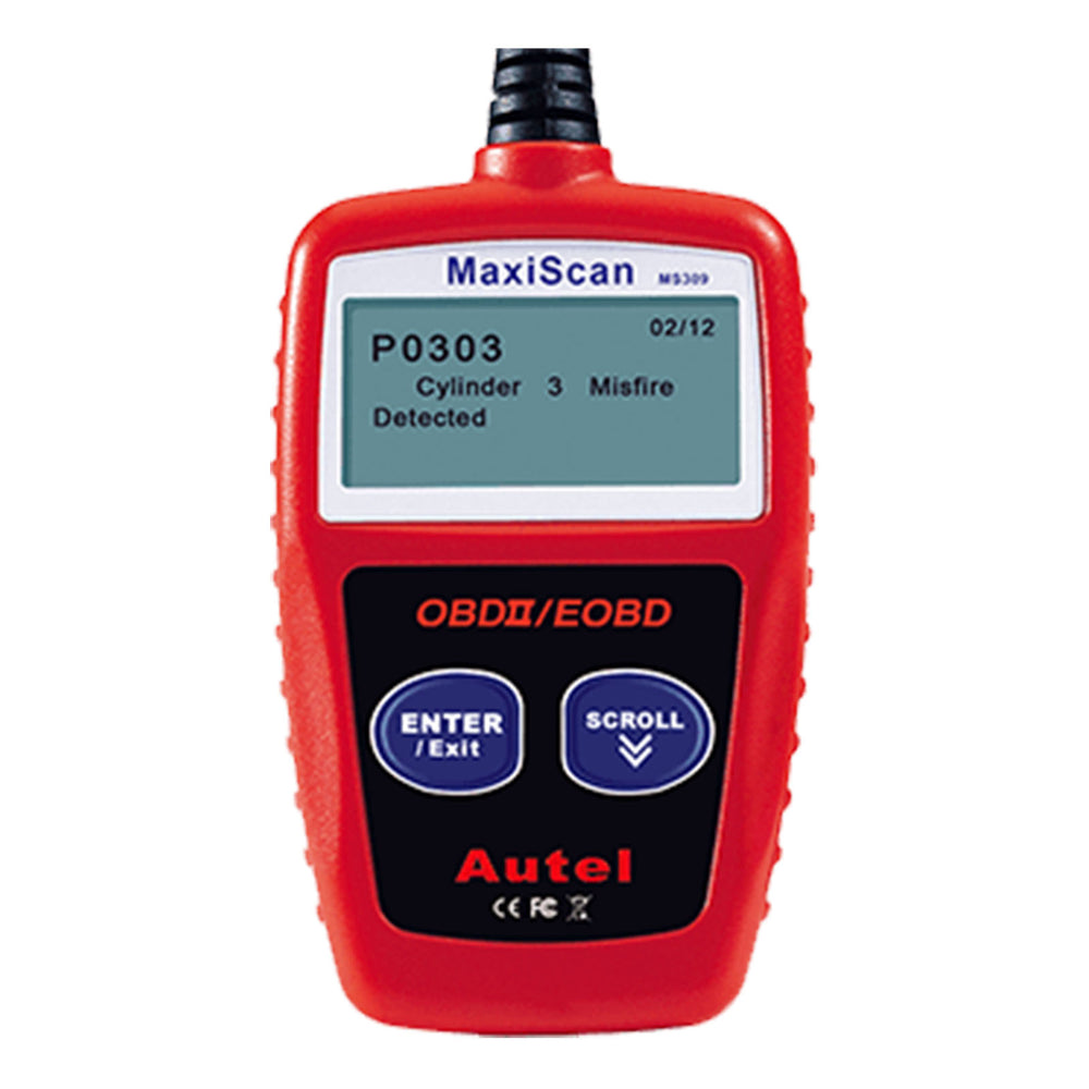 Autel MaxiScan MS309 Universal OBD2 Scanner Check Engine Fault Code Reader, Read Codes Clear Codes, View Freeze Frame Data, I/M Readiness Smog Check
