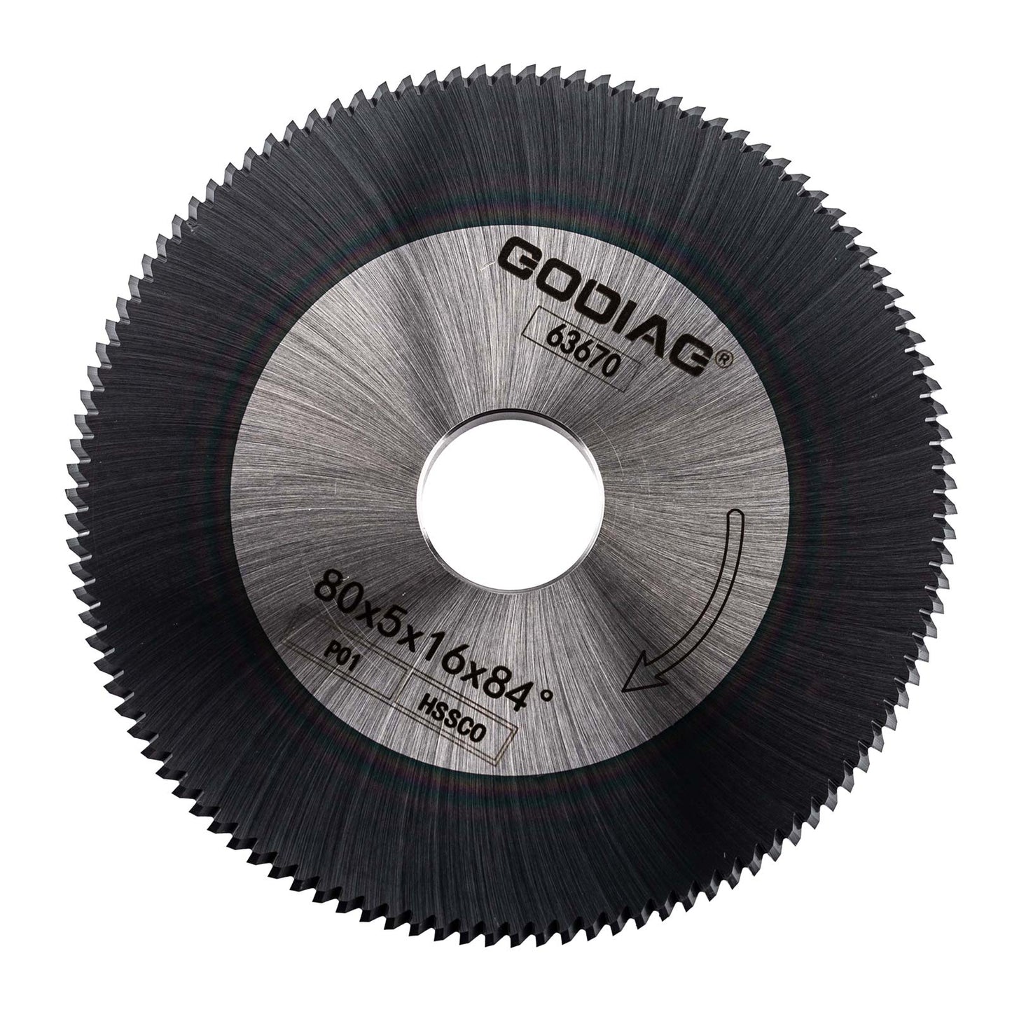GODIAG P01 Angle Milling cutter φ80x5xφ16x84° For Keyline Carat; JMA BERNA; VIENNA; SARATOGA Block A; Bravo; POKER; REKORD; SPEED; DUO, JZ-323,