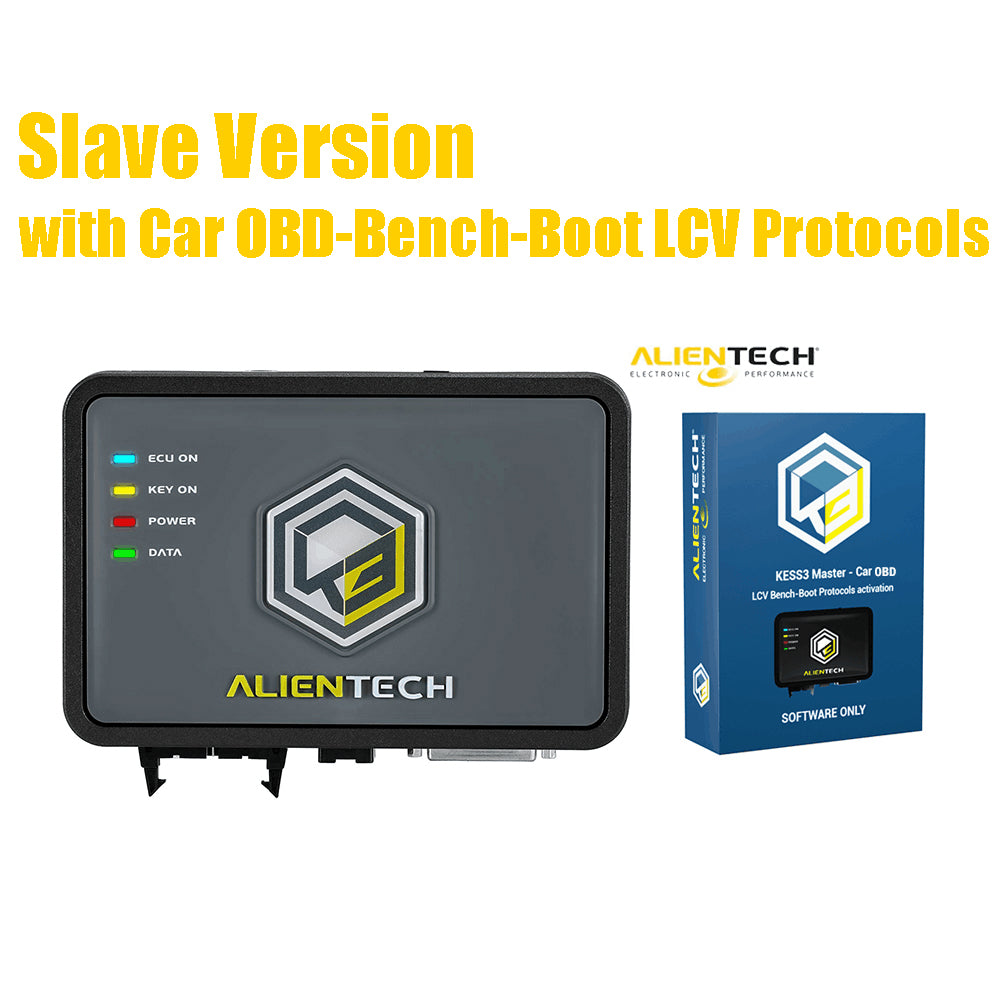 Original Alientech KESS V3 KESS3 Slave Version ECU and TCU Programming Tool with Car OBD-Bench-Boot LCV Protocols Get Free GODIAG GT100+