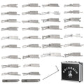 Kit original Lishi 32 pièces Auto Pick de serrure de porte de voiture 2 en 1 Décodeur Outil serrurier