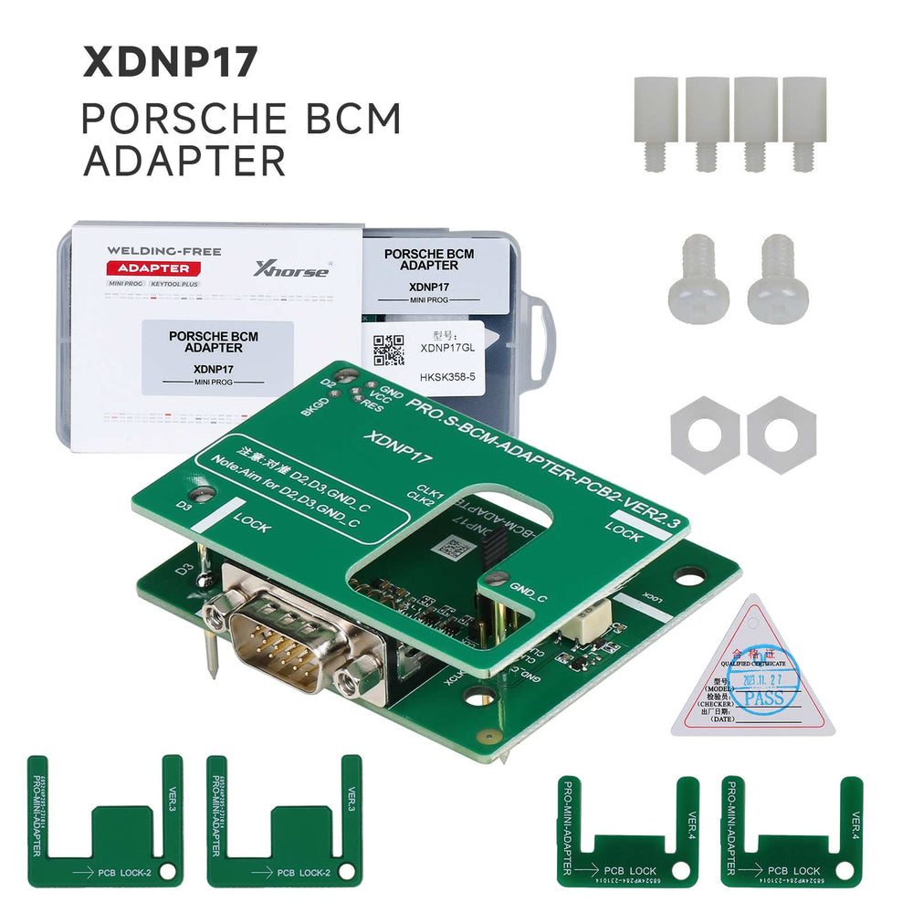 Xhorse XDNP17 Solder-Free Adapters for Porsche, compatible with VVDI Prog / MINI PROG / Key Tool Plus