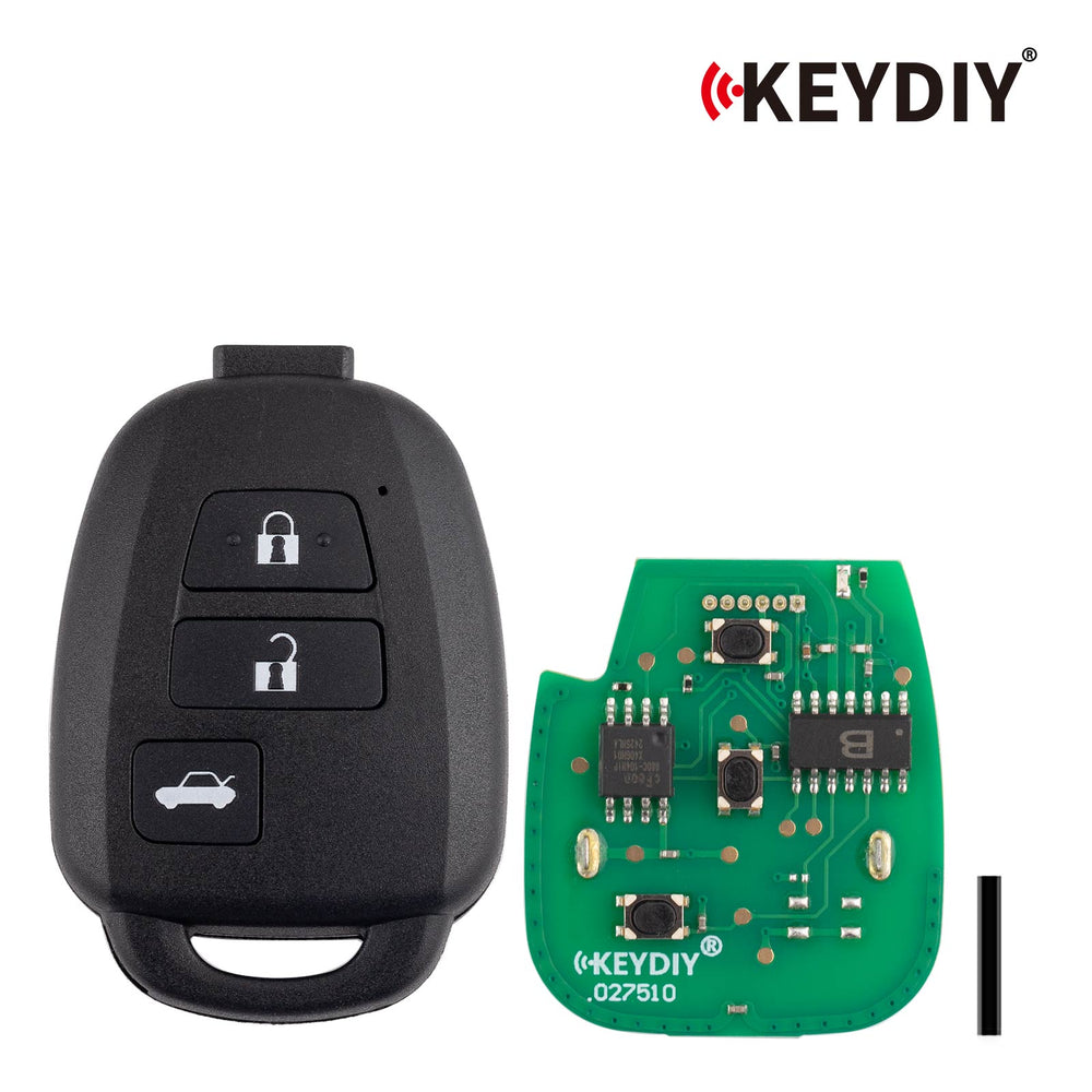 KEYDIY KD B35-3 Universal Remote Key B Series 3 Buttons for Toyota Type