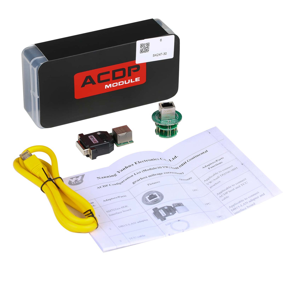 Yanhua Mini ACDP Модуль ACDP-2 30 с лицензией A607 для VW Audi DQ500 0BH Continental Коррекция пробега коробки передач