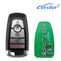 LONSDOR FO3H-0C High Frequency Remote Key 5 Buttons for Ford Supports ID46 ID49, 868/902MHZ