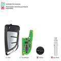 Xhorse XEKF21EN Super Remote Key Knife Type 3 Buttons with Super Chip 5pcs per Lot