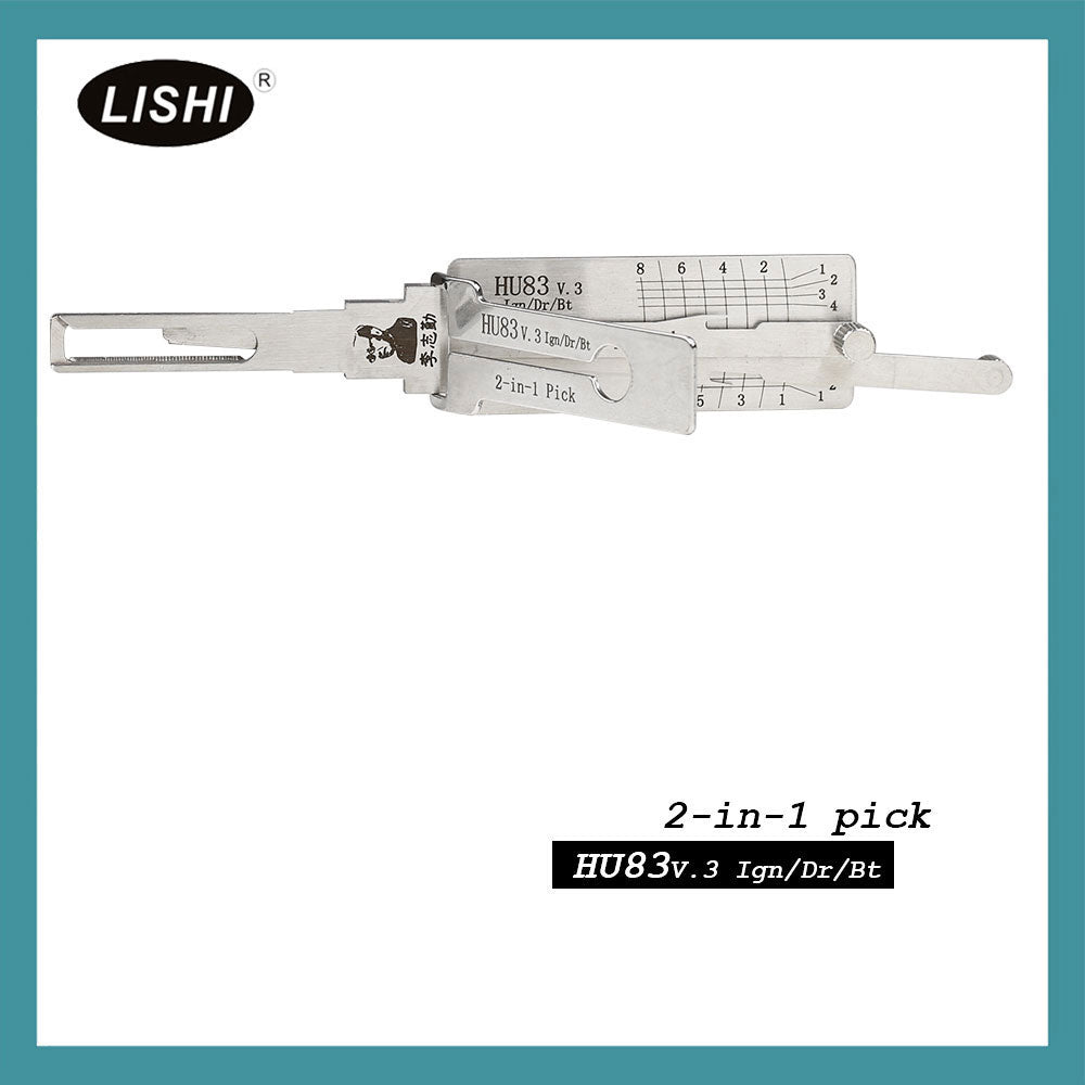 LISHI HU83 2-in-1 오토 픽 및 디코더, 시트로엥 및 푸조용