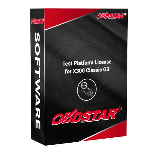 Autorizzazione funzione piattaforma di test per OBDSTAR X300 Classic G3