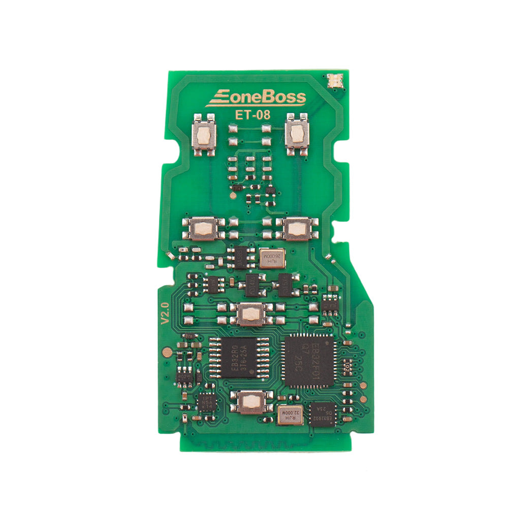[5Pcs/Set] EoneBoss ET-08 (6 Tombol) PCB Kunci Remote Pintar Universal Toyota/Lexus Mendukung 8A 4D