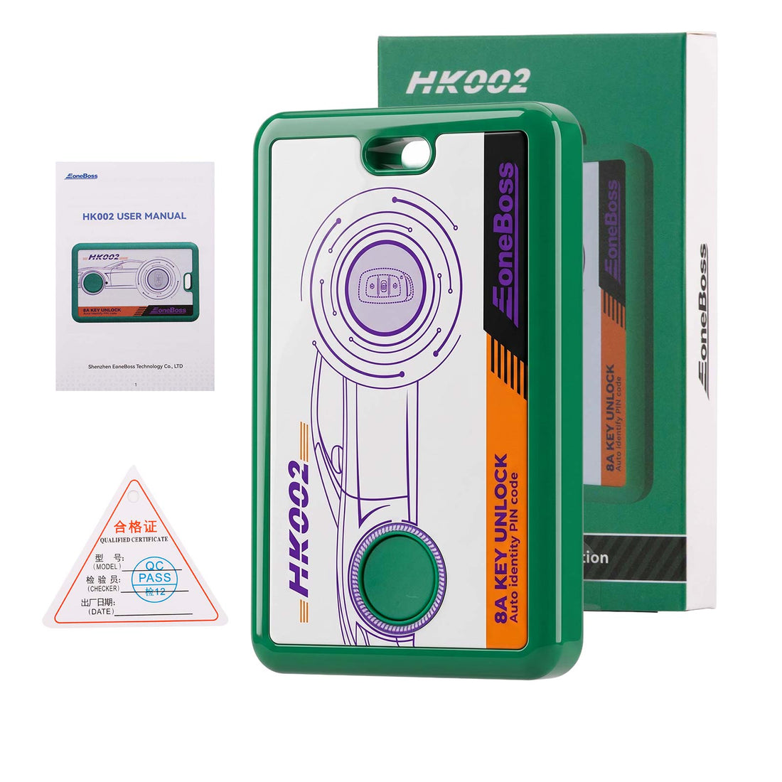 Outil de déverrouillage 2026 EoneBoss HK002 8A Key pour Hyundai/Kia, prend en charge le déverrouillage en un clic et la lecture du code PIN