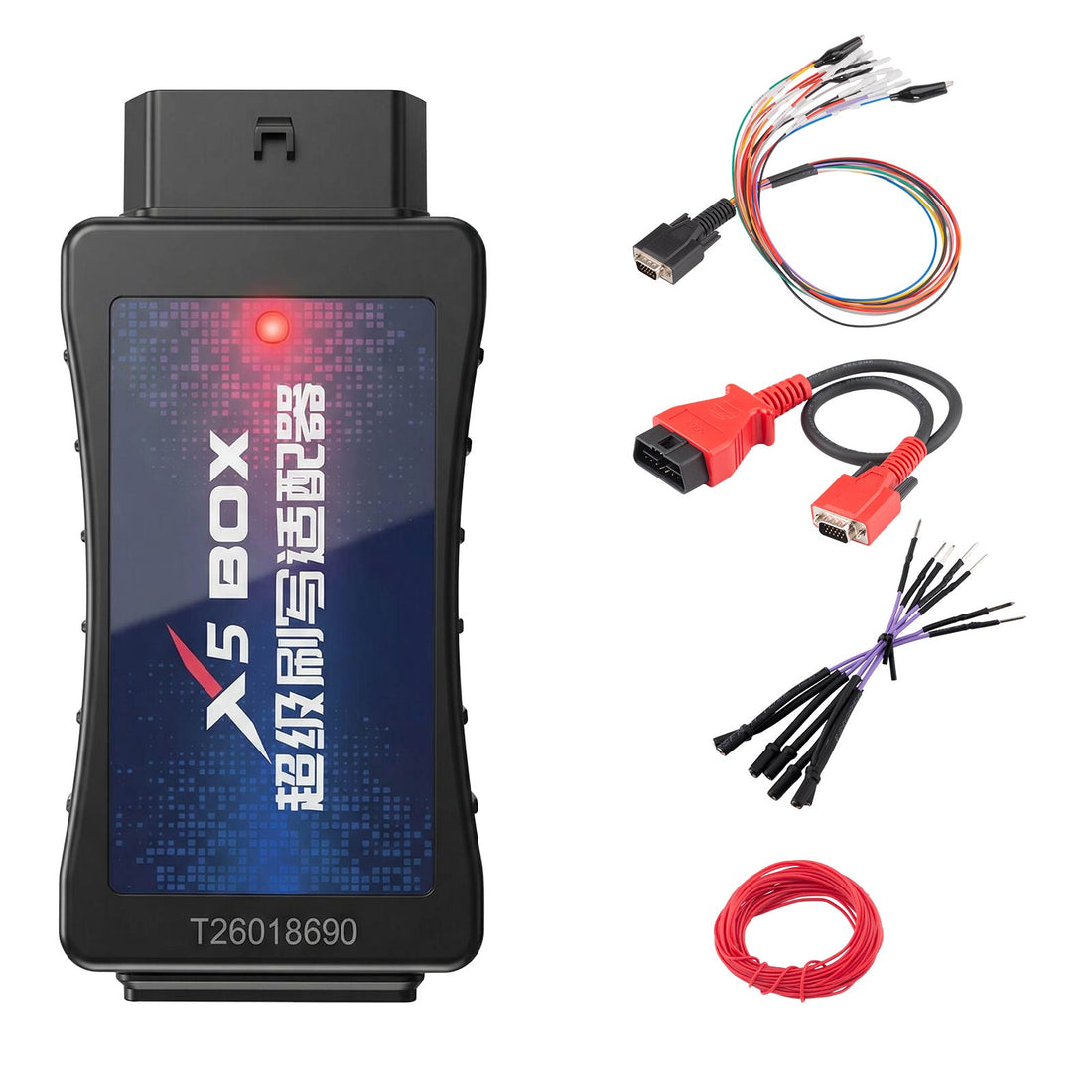 Adaptor Kotak EngineDance X5 untuk Membaca, Menulis, dan Memprogram Kendaraan Merek Internasional